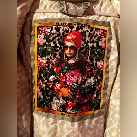 Brand New! Women’s Marco Del Forte Beige Jacket Size 56 (Large) Made In Italy - Picture 3 of 7